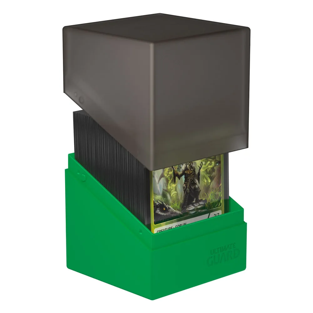 Ultimate Guard Boulder 100+ Synergy (76 x 75 x 98.5 mm) - Black/Green